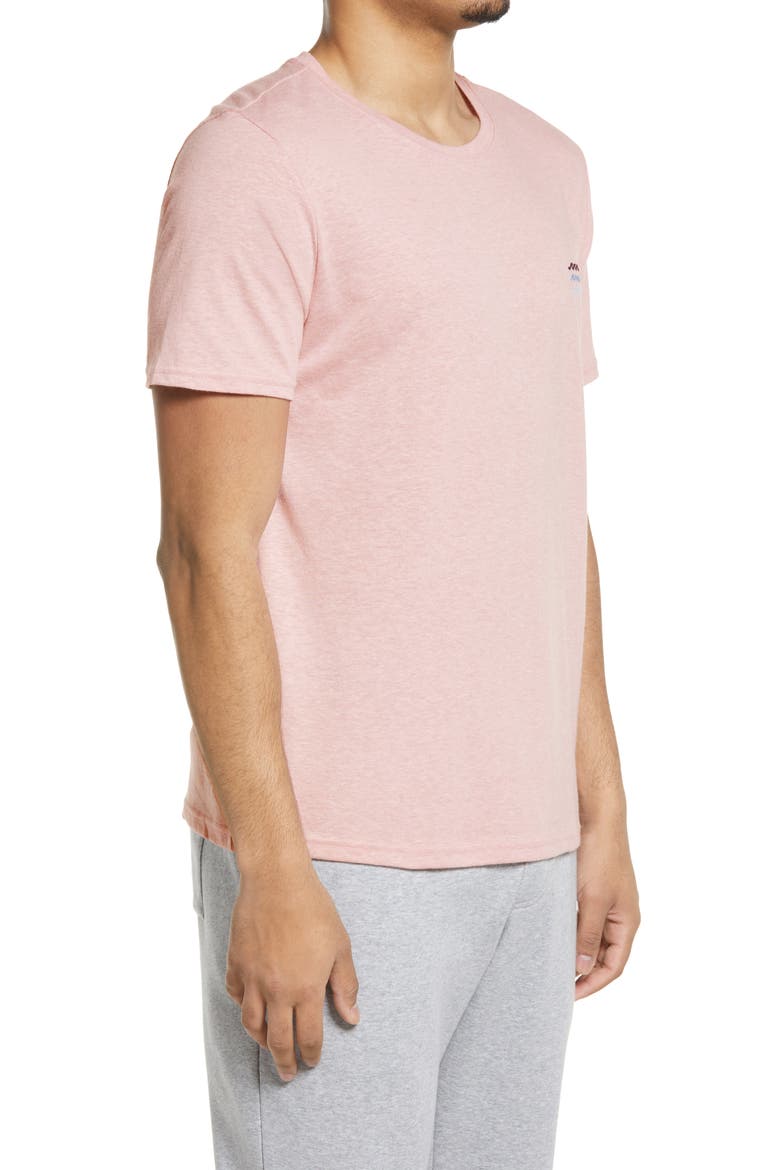 Waves Embroidered Crewneck T-Shirt, Alternate, color, CASABLANCA