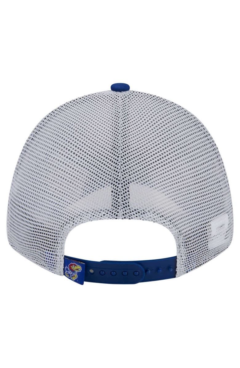 New Era Men's New Era  Royal Kansas Jayhawks Trucker 9FORTY Adjustable Hat, Alternate, color, Royal