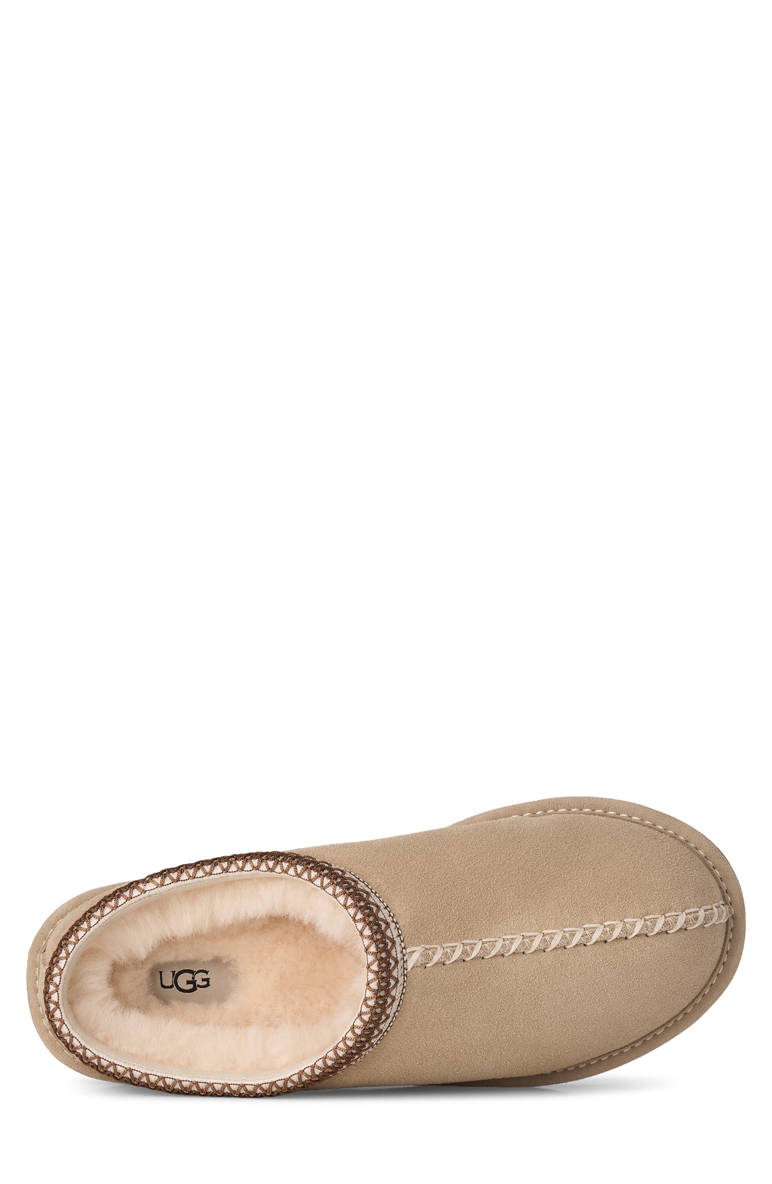 Tasman Stitched Slipper, Alternate, color, SAND