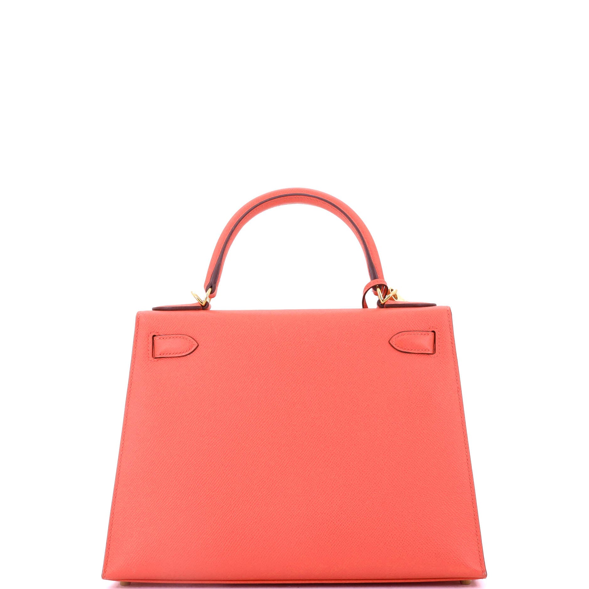 Pre-Owned Hermes Kelly Handbag Red Epsom with Gold Hardware 28, Alternate, color, Rouge Pivoine