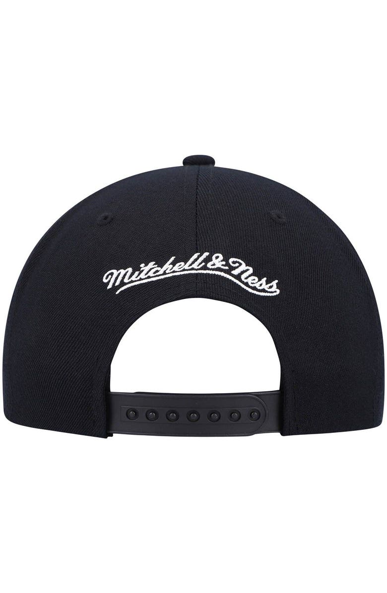Mitchell & Ness Men's Mitchell & Ness Black Washington Wizards Hardwood Classics Script 2.0 Snapback Hat, Alternate, color, Black