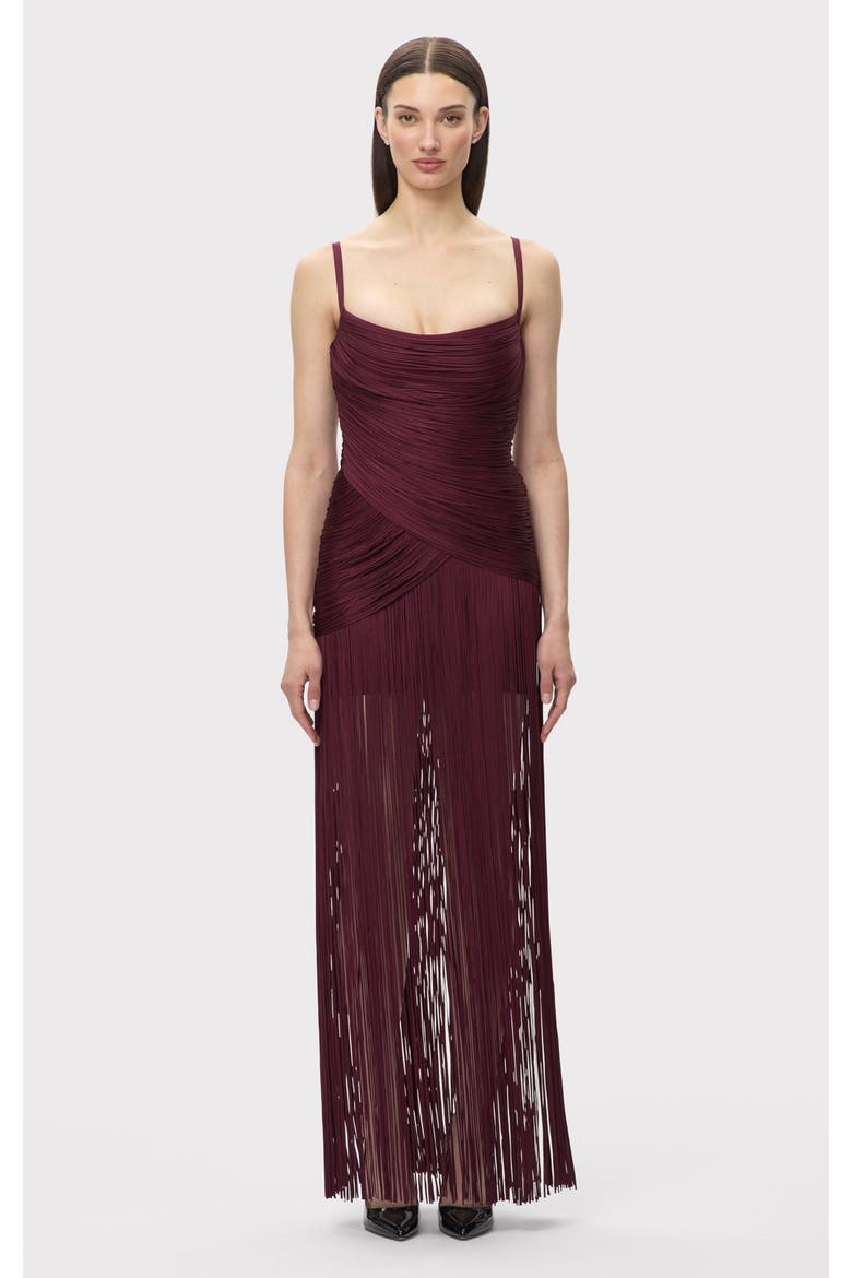 The Carly Gown, Alternate, color, DEEP RED