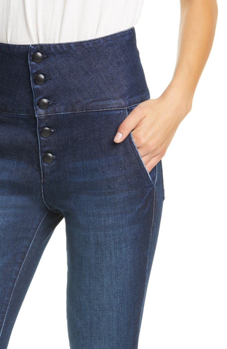 FRAME Le Military Band High Waist Skinny Jeans, Alternate, color,