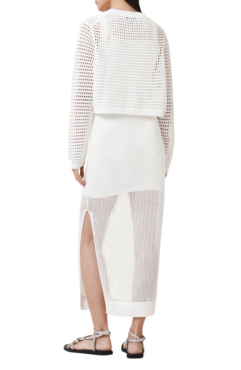 AllSaints Miro Open Stitch Dress, Alternate, color,