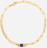Little Sky Stone Birthstone Paperclip Chain Bracelet