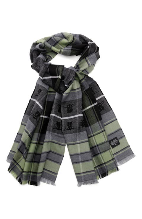 Star Wars™ - The Child Plaid Merino Wool Scarf
