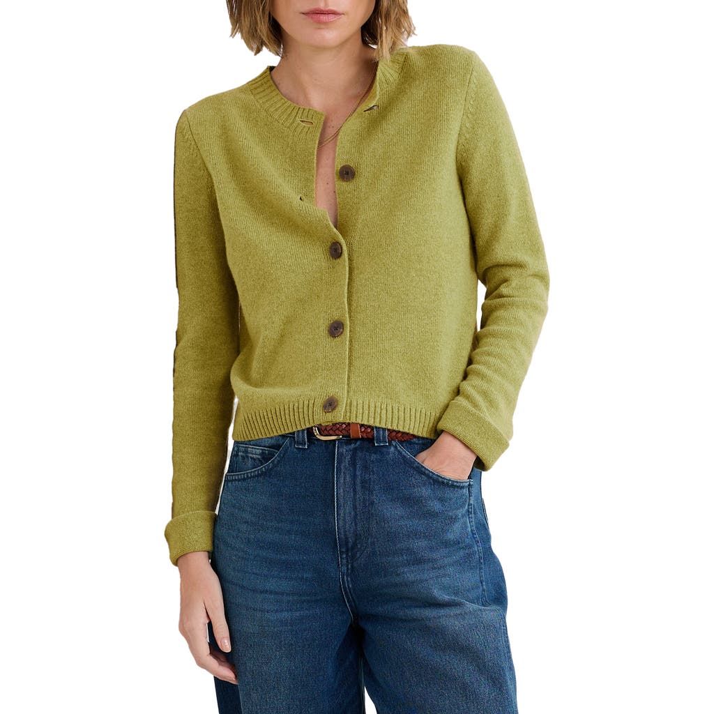 Seasalt Cornwall Tern Tide Merino Wool Blend Cardigan In Green