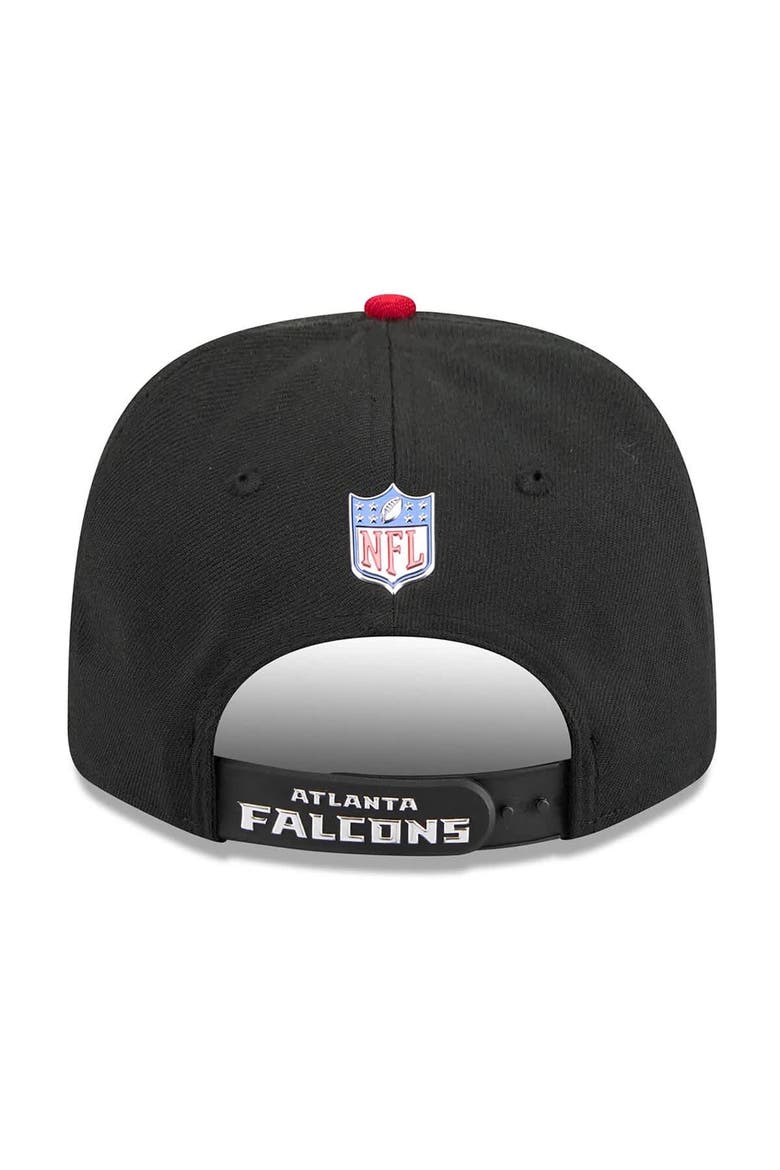 Men's New Era  Black/Red Atlanta Falcons 2026 NFL Draft 9SEVENTY Adjustable Hat, Alternate, color, Black