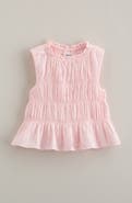 Nordstrom Kids' Smocked Sleeveless Cotton Top