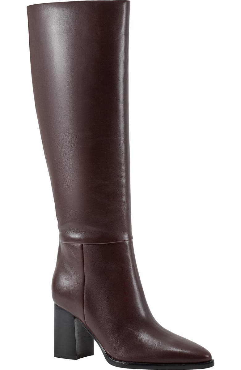 Marc Fisher LTD Perina Knee High Boot, Main, color, Dark Red