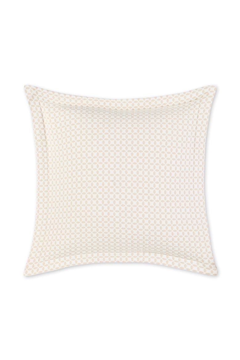 Leaf Euro Sham, Main, color, Putty
