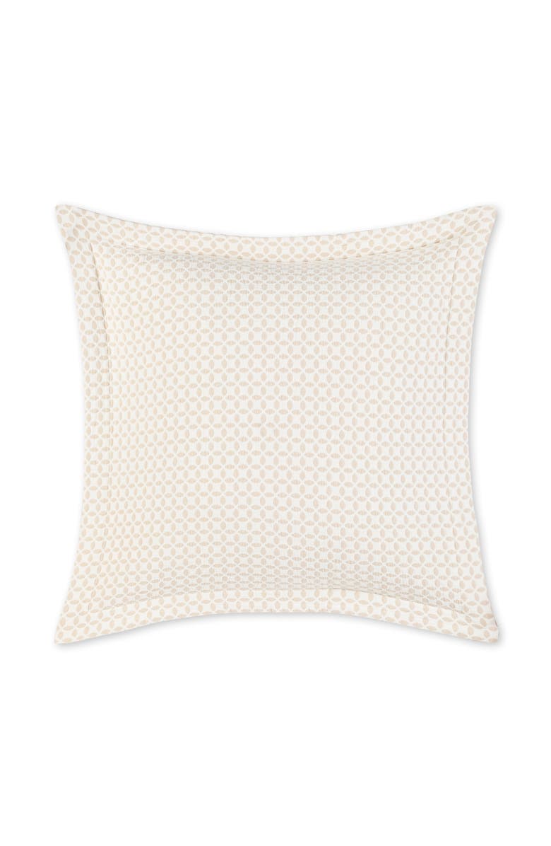 Lands Downunder Leaf Euro Sham, Main, color, Putty