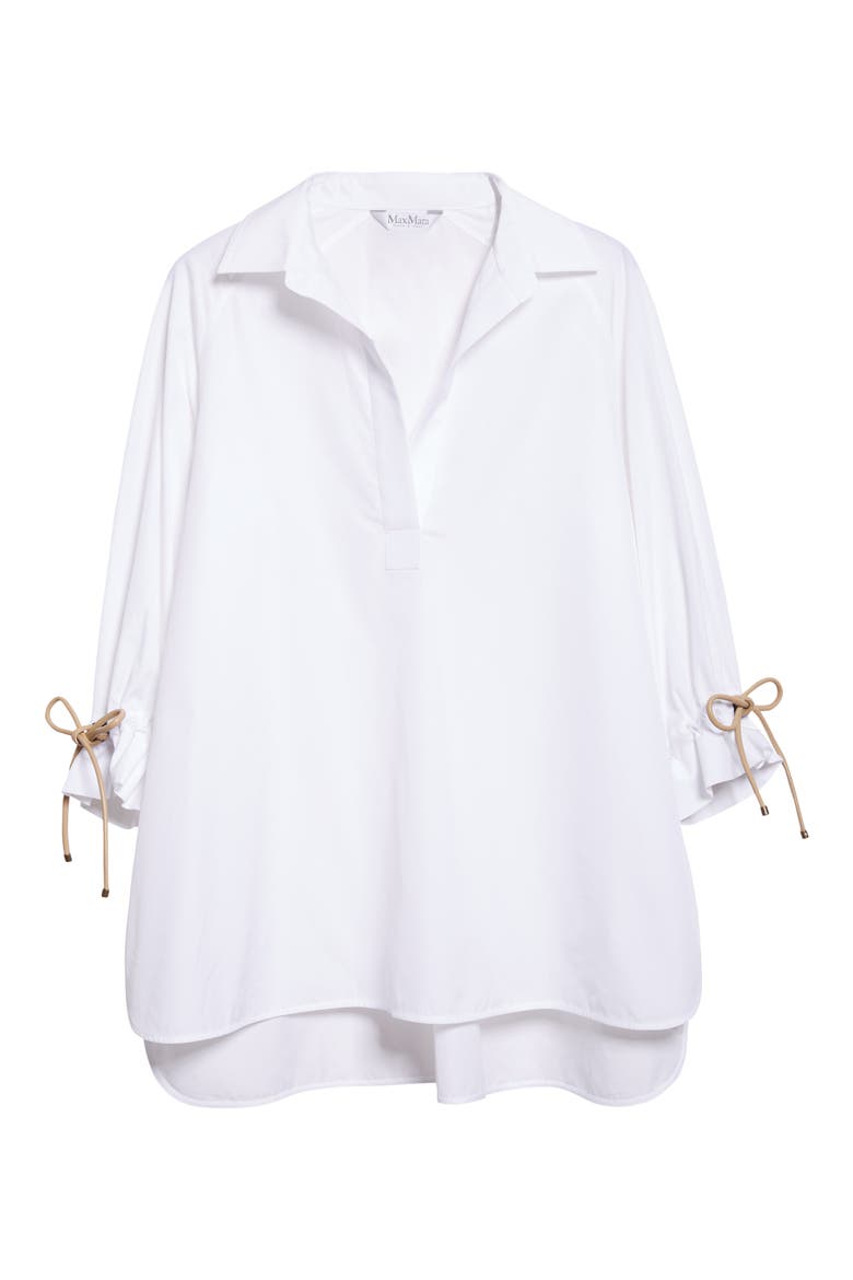 Adorn Cotton Pullover Shirt, Alternate, color, OPTICAL WHITE