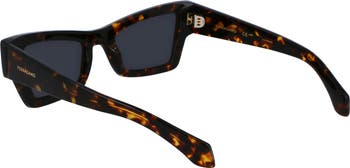 Rivets 53mm Modified Rectangular Sunglasses