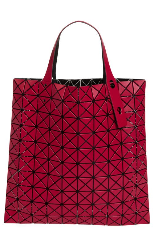 Bao Bao Issey Miyake Prism Matte 2 Tote in Wine Red 