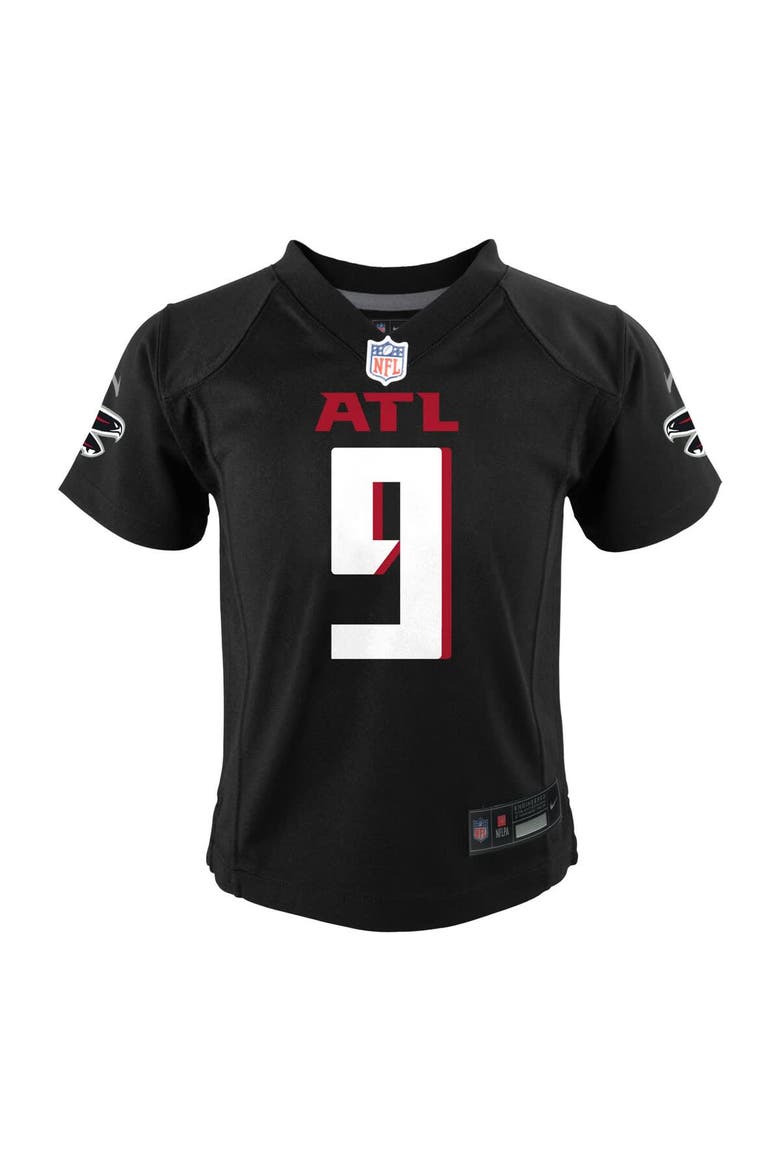 Preschool Nike Michael Penix Jr. Black Atlanta Falcons Team Game Jersey, Alternate, color, Black