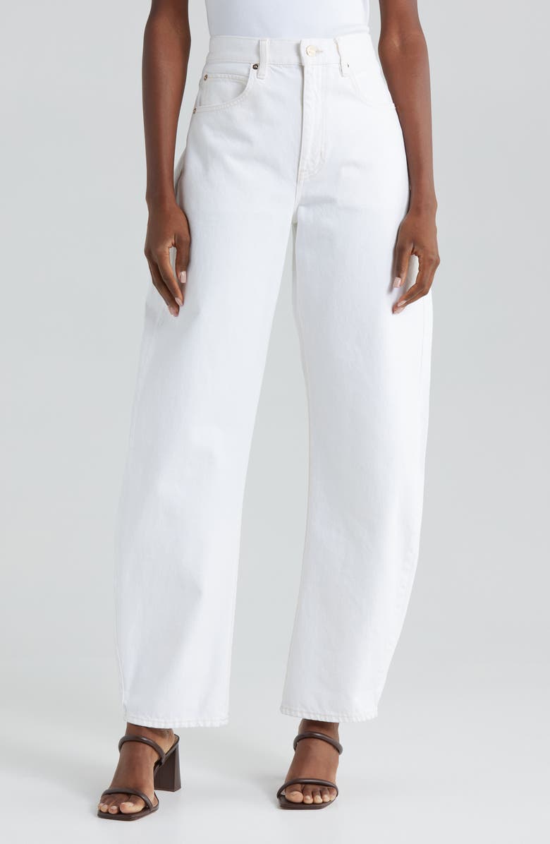 FRAME The Bubble Baggy Jeans, Main, color, Au Natural Clean