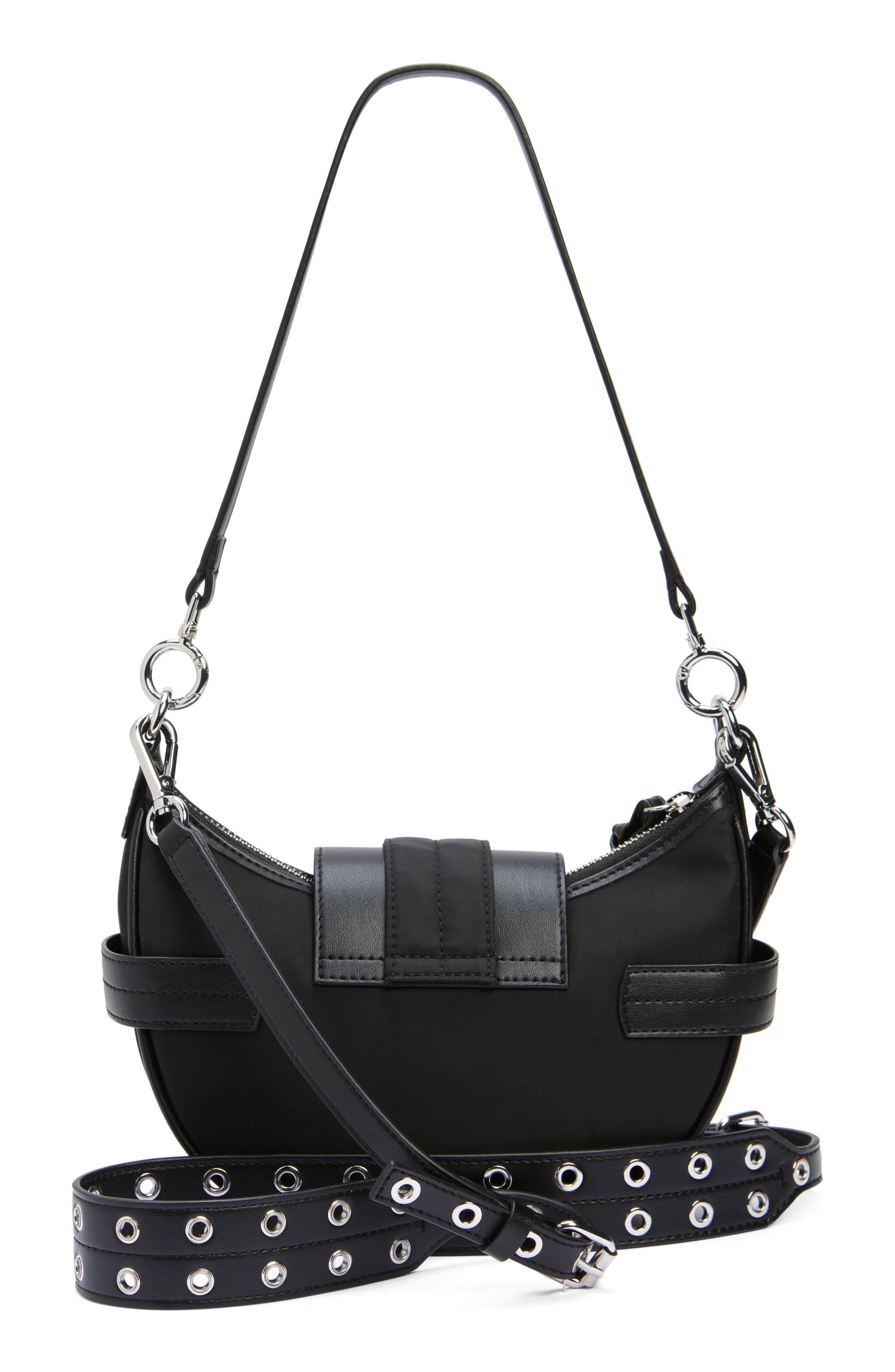 Ganni Bucky Small Nylon Crossbody Bag, Alternate, color, 