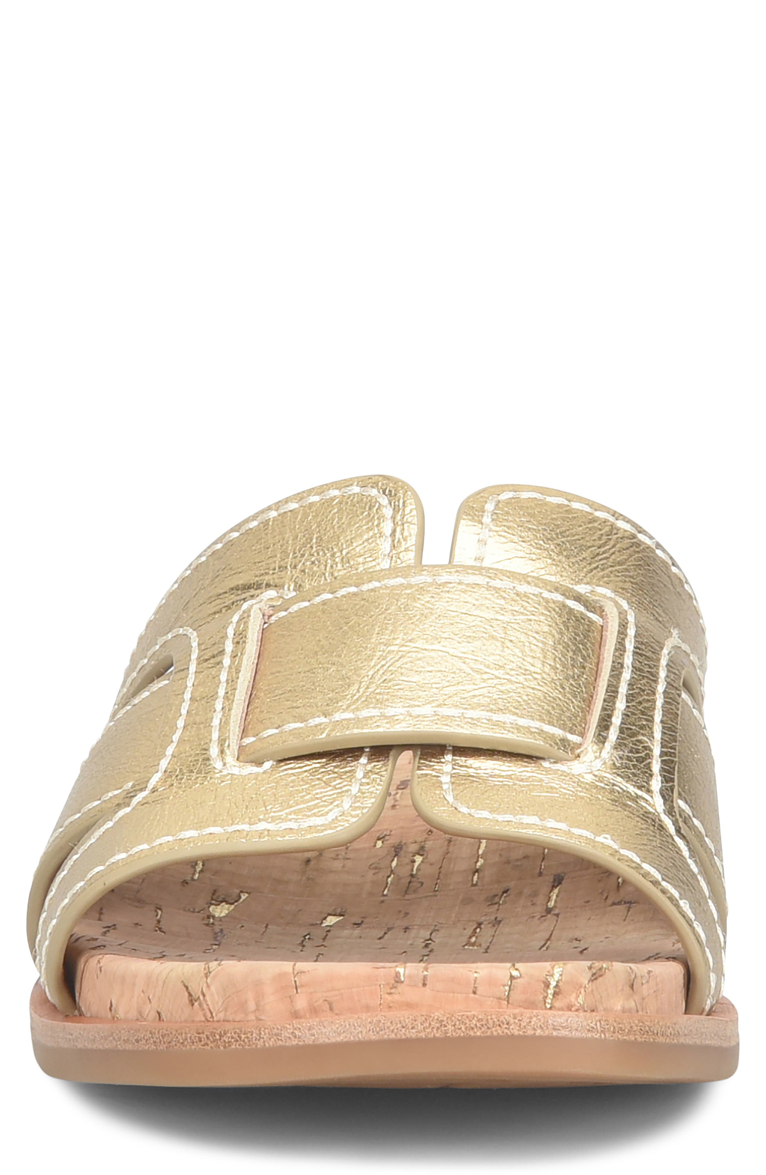 Rachel Slide Sandal, Alternate, color, GOLD