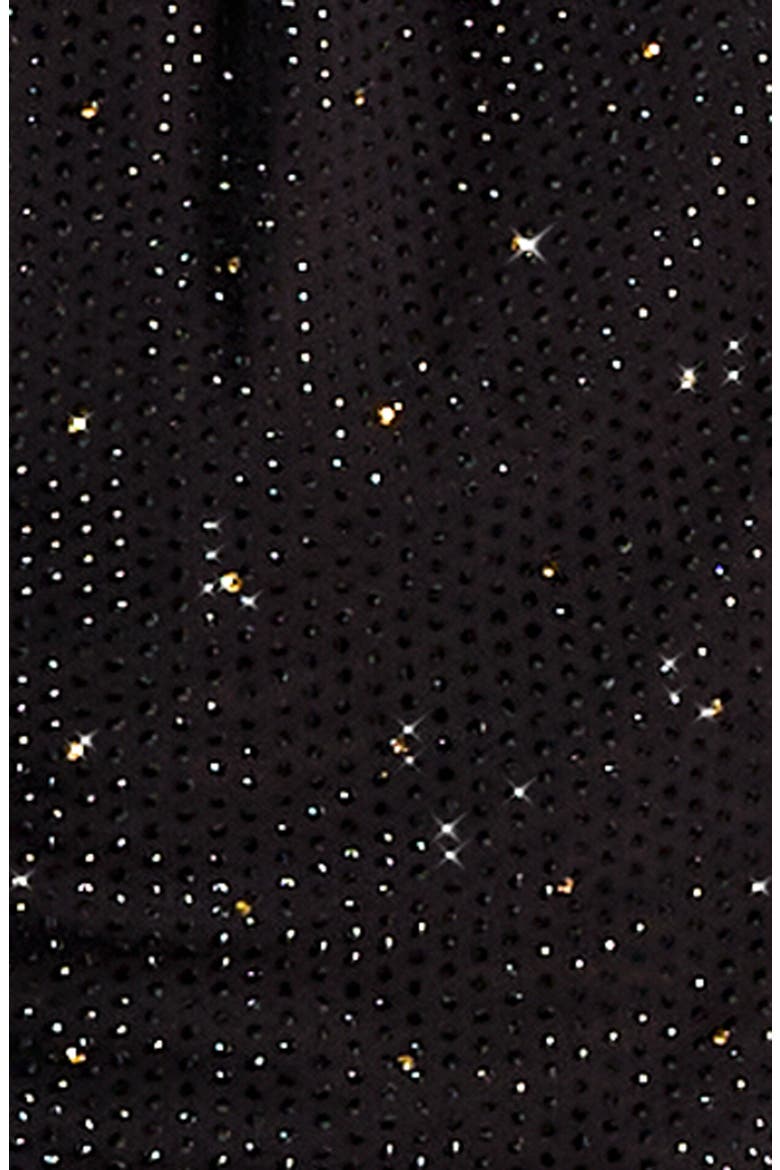 Zumi Embellished Halter Top, Alternate, color, BLACK/ GOLD