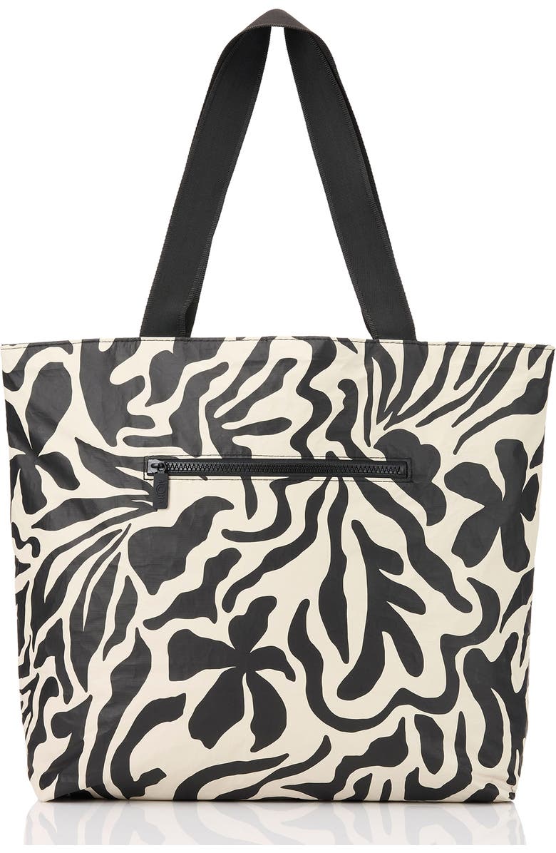 Aloha Collection Day Tripper Float Water Resistant Tote, Alternate, color, Black/ Sandstone