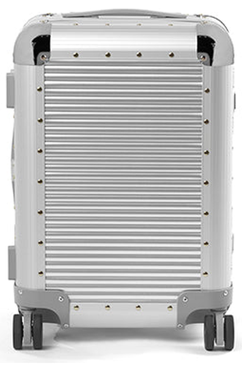 FPM - Fabbrica Pelletterie Milano - US Bank S Spinner 53 Suitcase, Alternate, color, Moonlight Silver