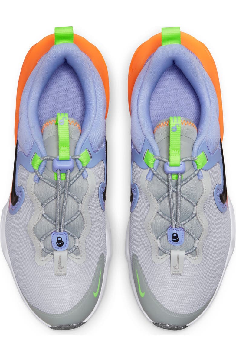 Nike Run Flow Sneaker, Alternate, color, Dust/ Black/ Purple Pulse