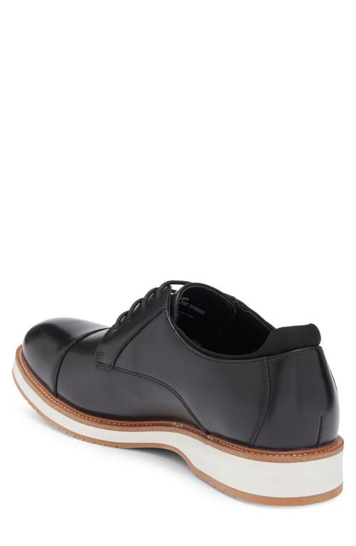 Rush By Gordon Rush Cap Toe Hybrid Derby In Black