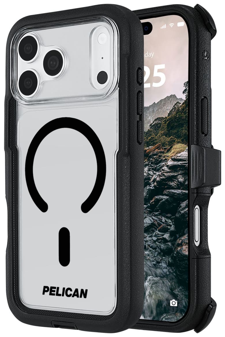 Voyager MagSafe Case with Holster for Apple iPhone 18 Pro Max / 17 Pro Max, Main, color, Black Multicolor