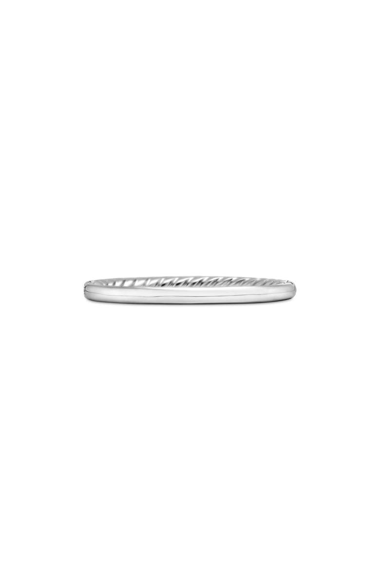 David Yurman DY Eden Partway Band Ring in Platinum with Pavé Diamonds, Alternate, color,