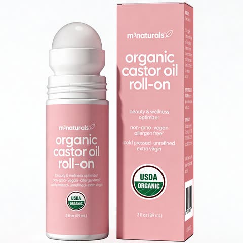 Organic Castor Oil Roll-On, 3 fl oz
