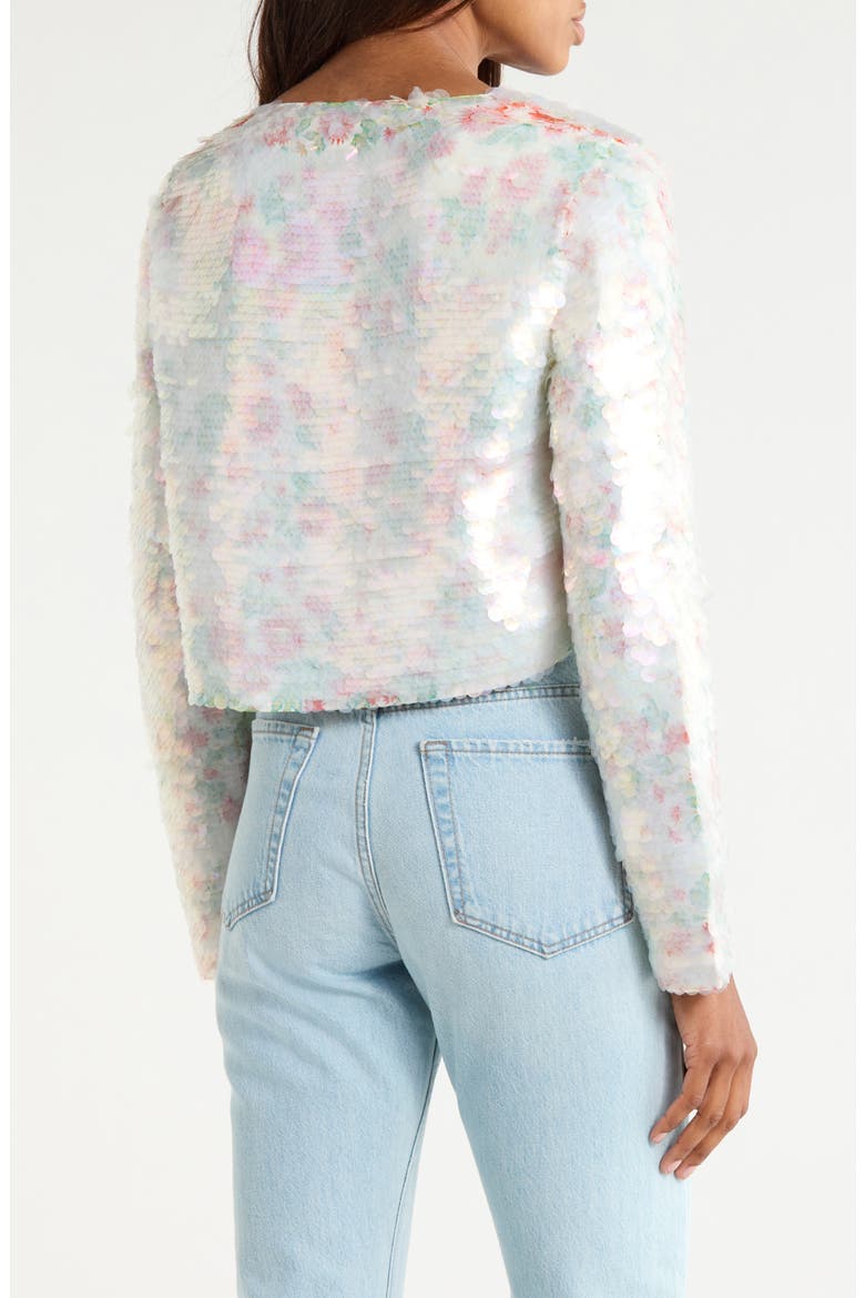 Arlene Sequin Jacket, Alternate, color, SEQUIN MARLENE BATIK IVORY