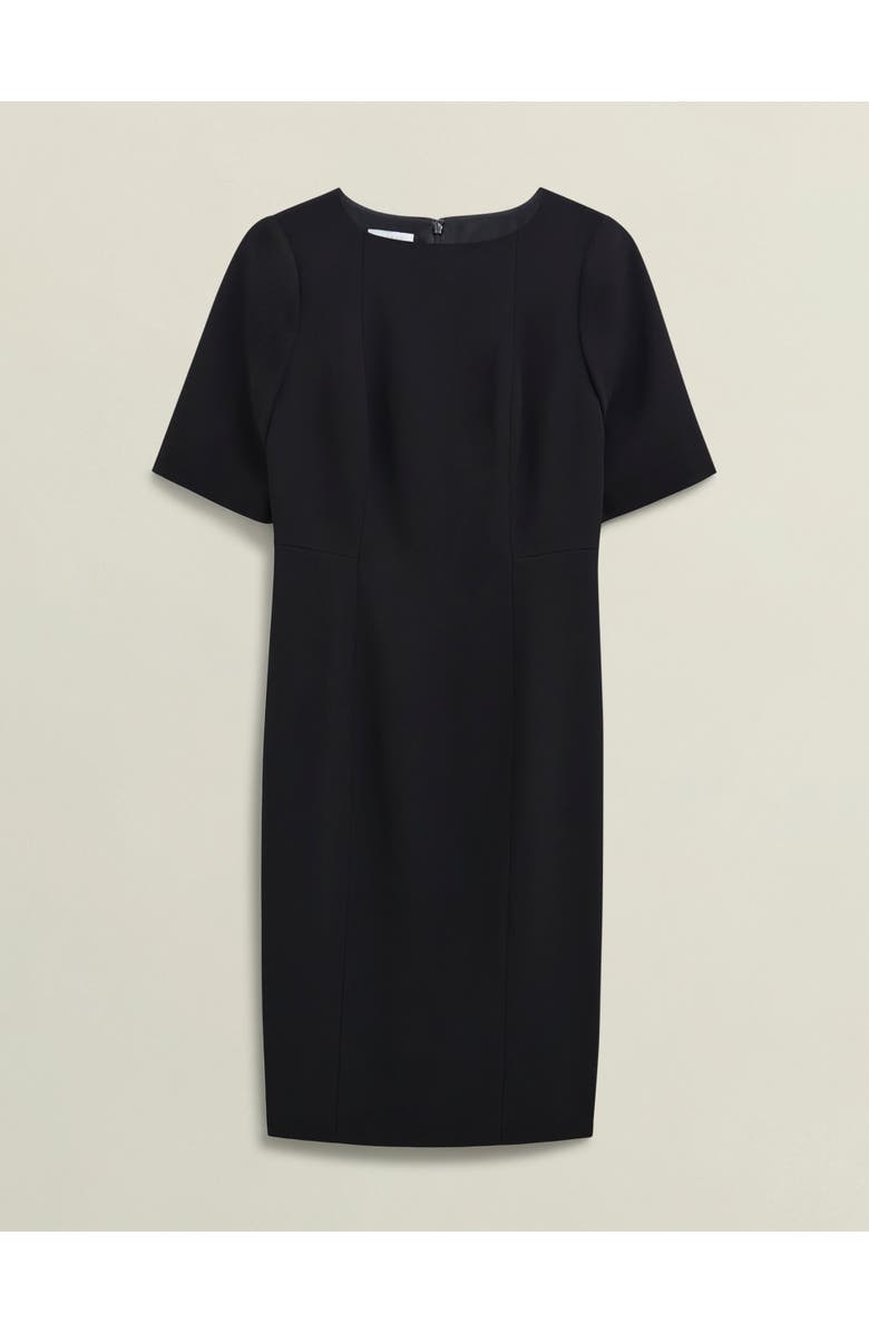 HOBBS LONDON Rae Sleeved Dress, Alternate, color, Black