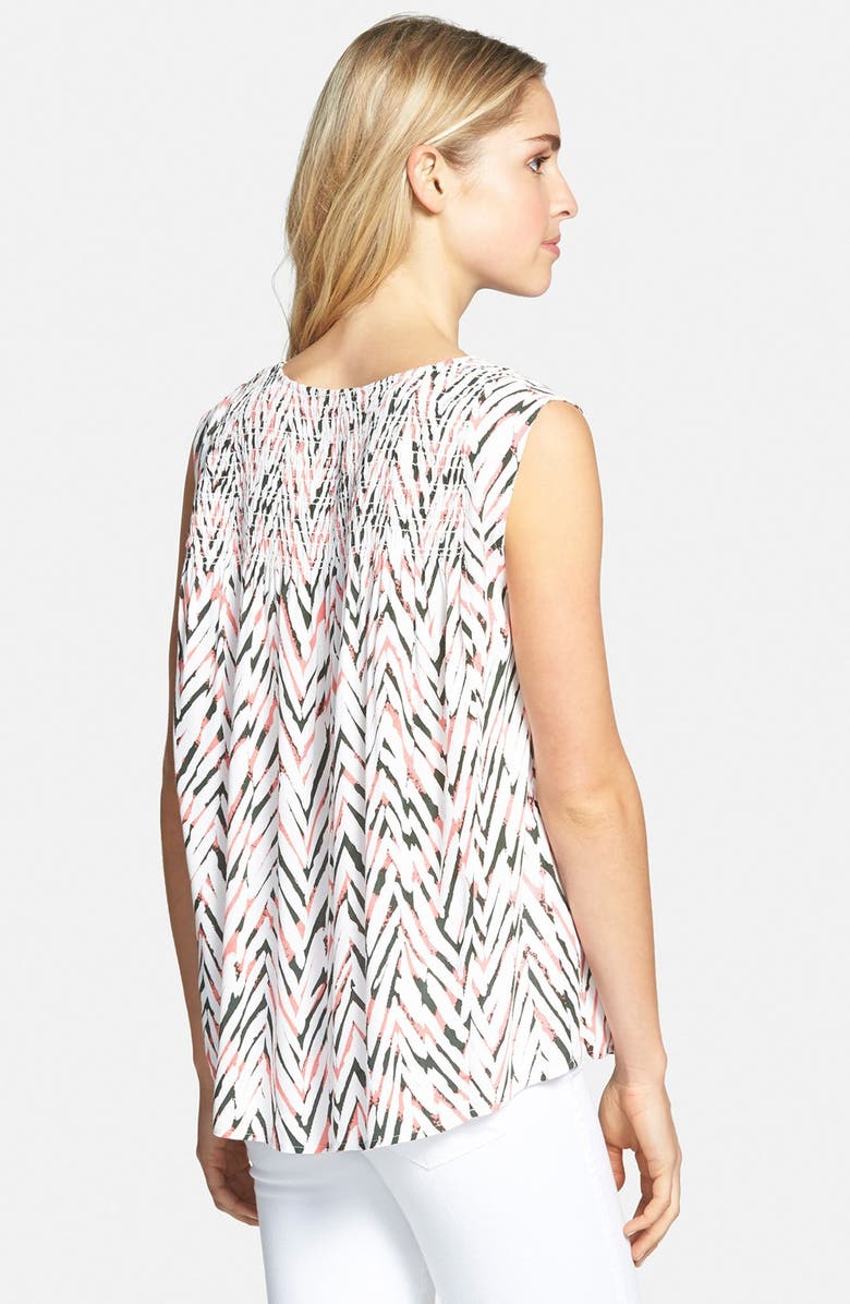 Ella Moss 'Edie' Sleeveless Split Neck Top, Alternate, color, 