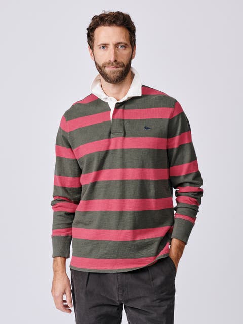 Irnham Long Sleeve Collared Rugby Shirt