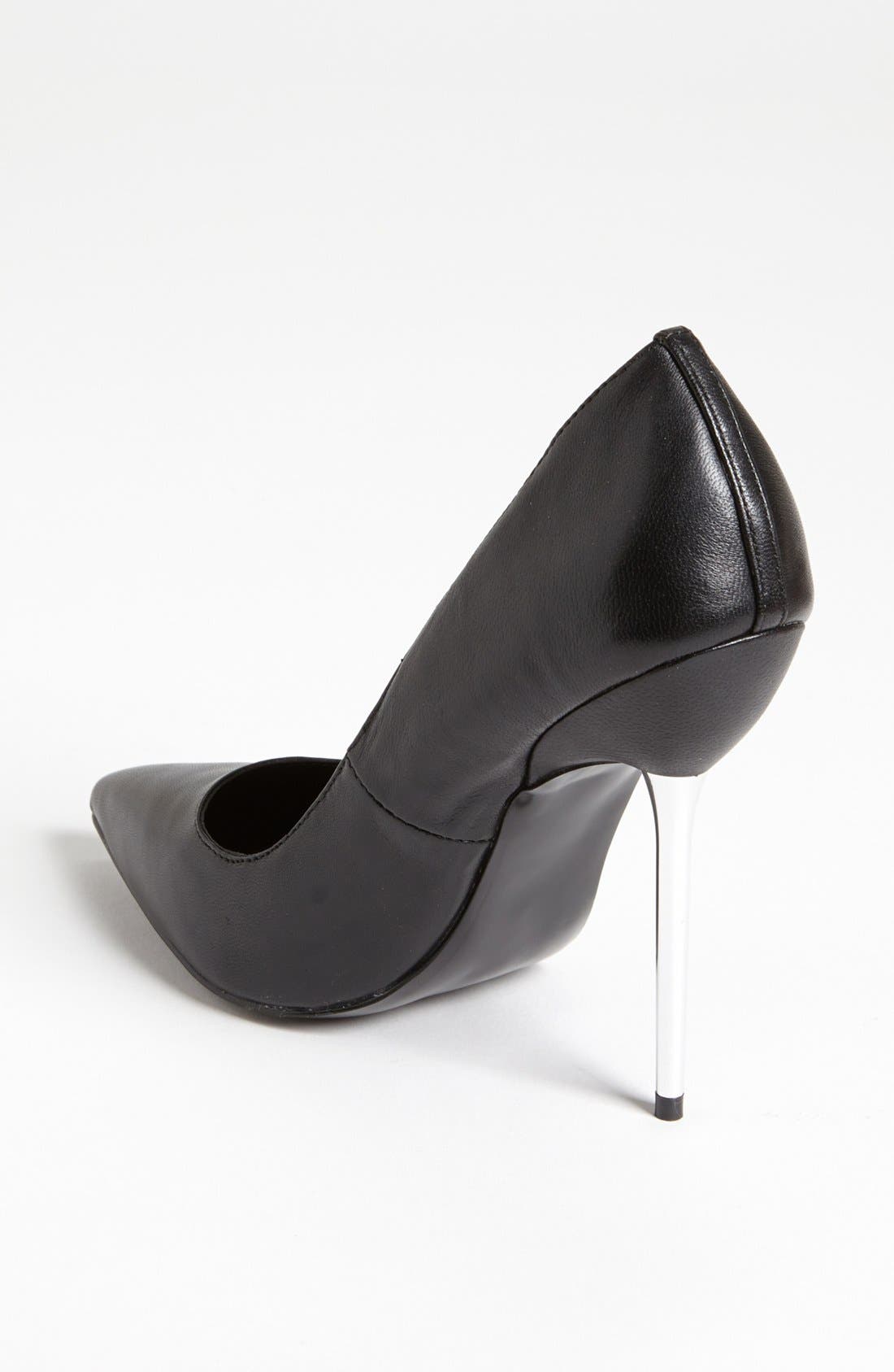 'Invade' Pump, Alternate, color, BLACK