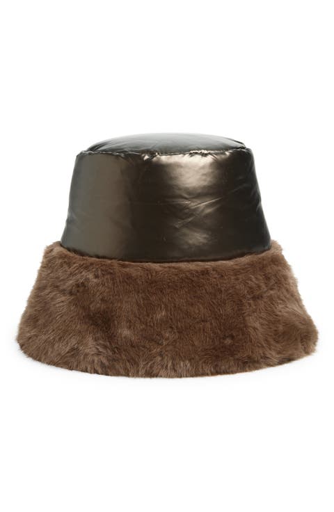 Faux Fur Bucket Hat