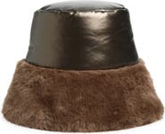 La Fiorentina Faux Fur Bucket Hat