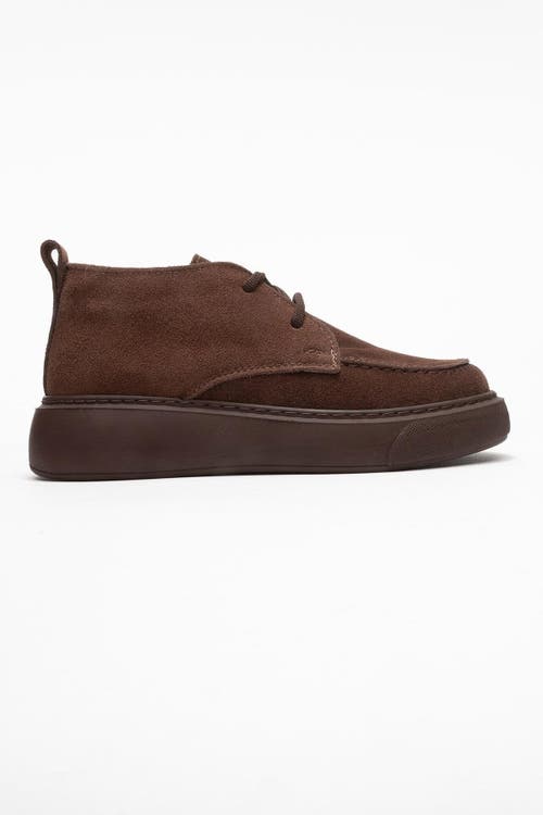 Forever & Always Shoes Lilya Leather Chukka Boot In Brown
