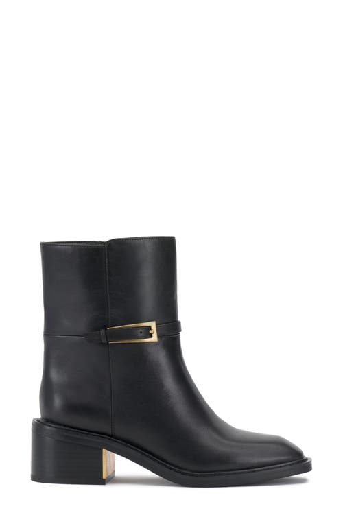 Vince Camuto Gali Womens Buckle Leather Booties In Black