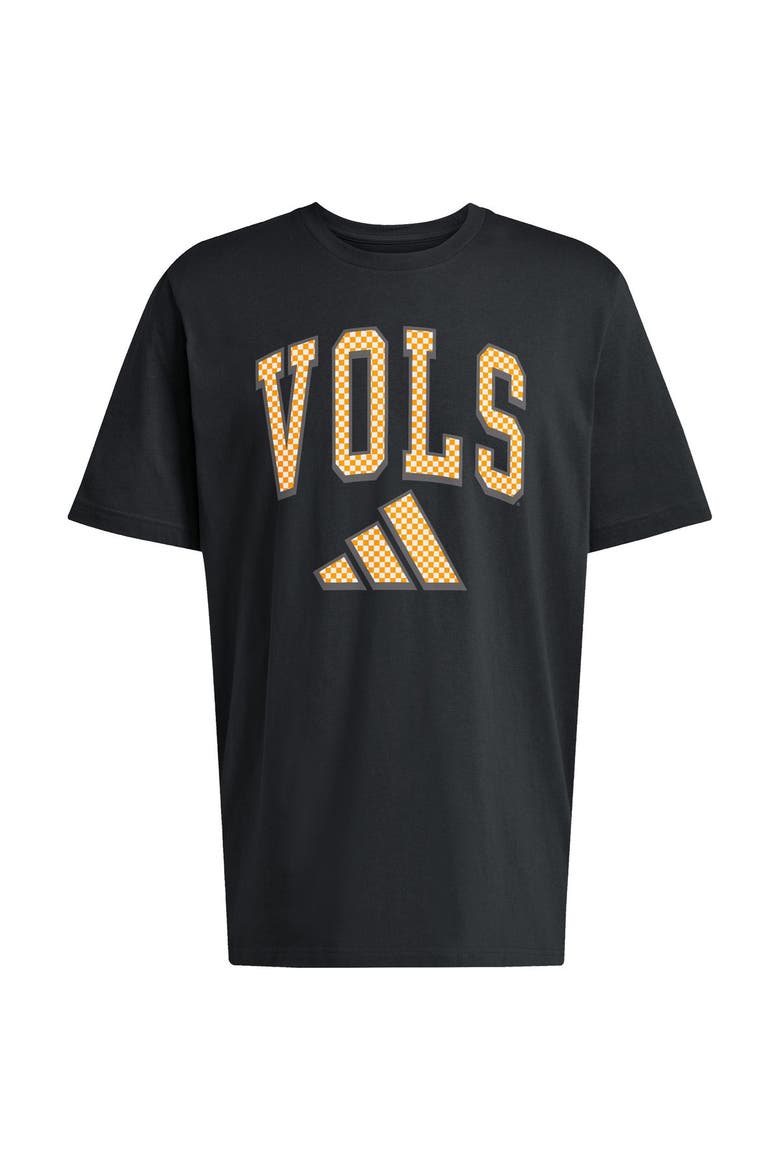 Men's adidas  Black Tennessee Volunteers Checker Fresh T-Shirt, Main, color, Black