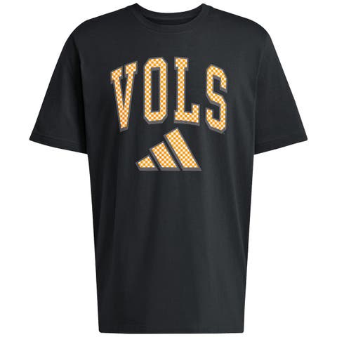 Men's adidas  Black Tennessee Volunteers Checker Fresh T-Shirt