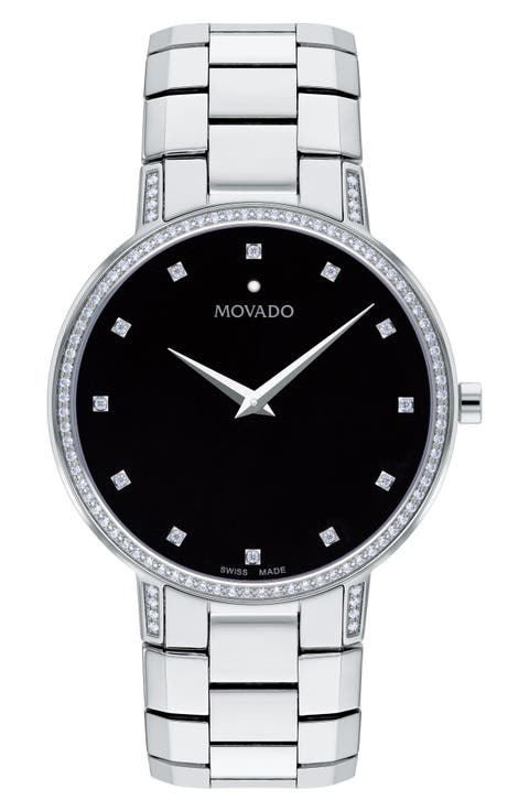 Faceto Diamond Bracelet Watch, 39mm