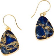 SAACHI Mojave Turquoise Teardrop Earrings
