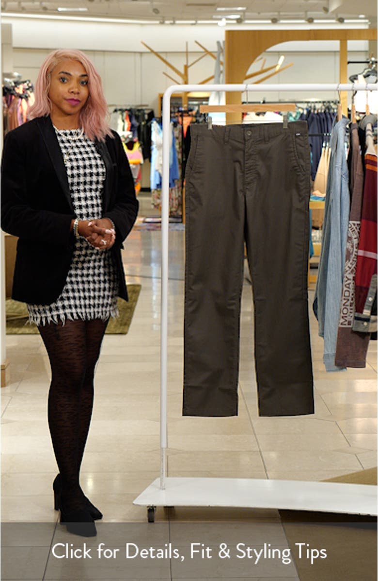 Authentic Relaxed Flat Front Stretch Chinos, sales video thumbnail