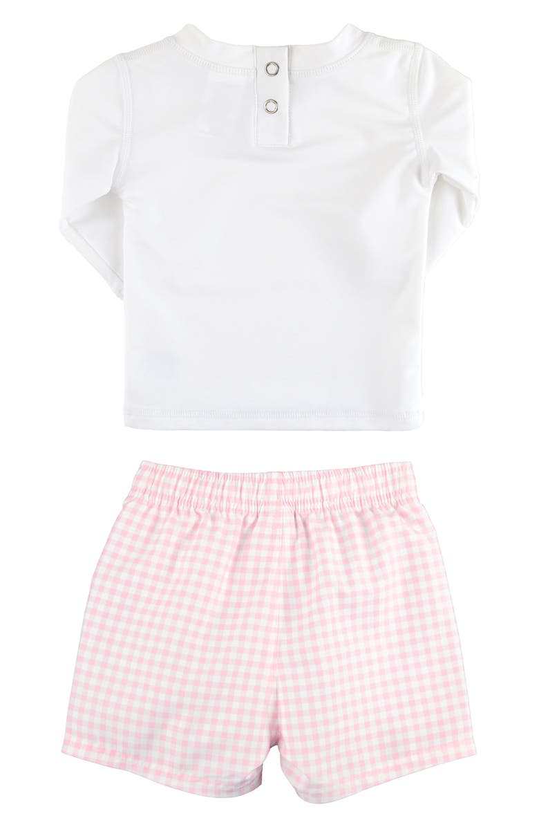 RuggedButts Long Sleeve Two-Piece Rashguard Swimsuit, Alternate, color, 