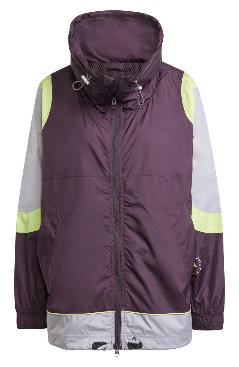 adidas by Stella McCartney WIND.RDY Woven Track Jacket, Alternate, color, Mineral Red