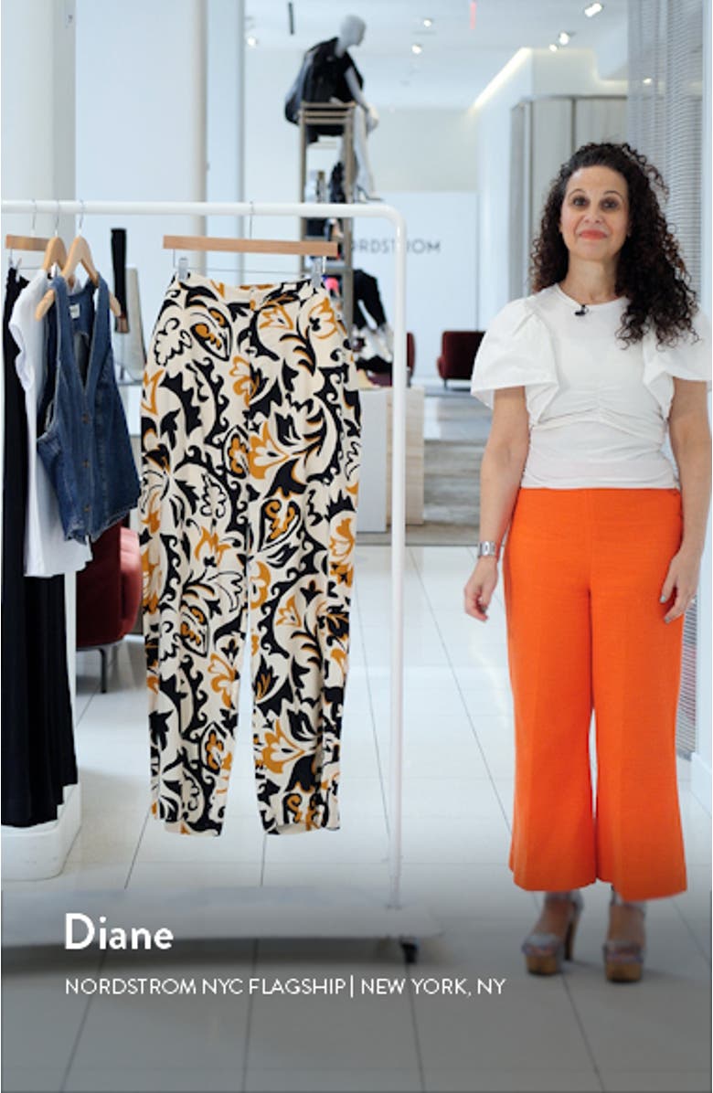 Print Wide Leg Trousers, sales video thumbnail