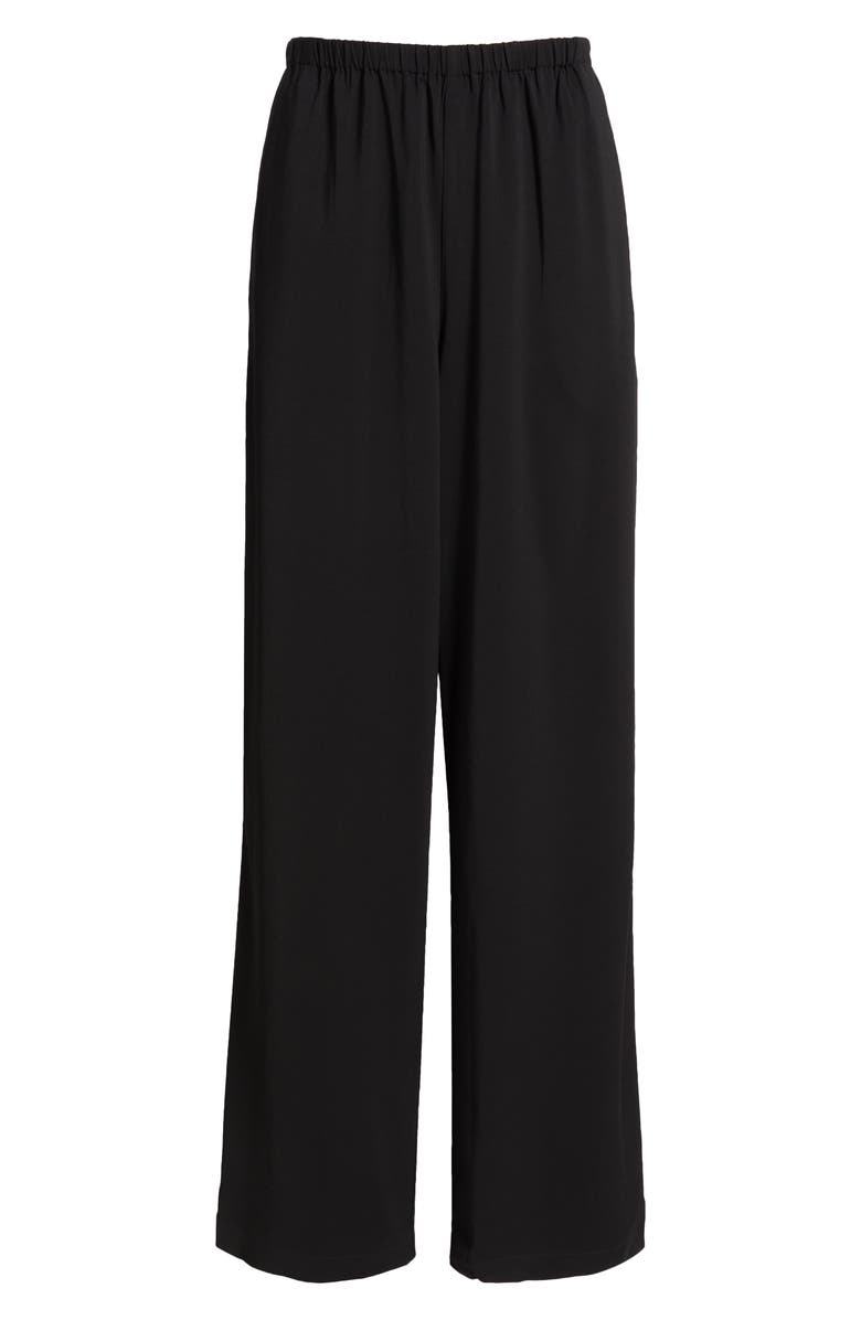 Solid & Striped Monaco Wide Leg Pants, Alternate, color, Noir