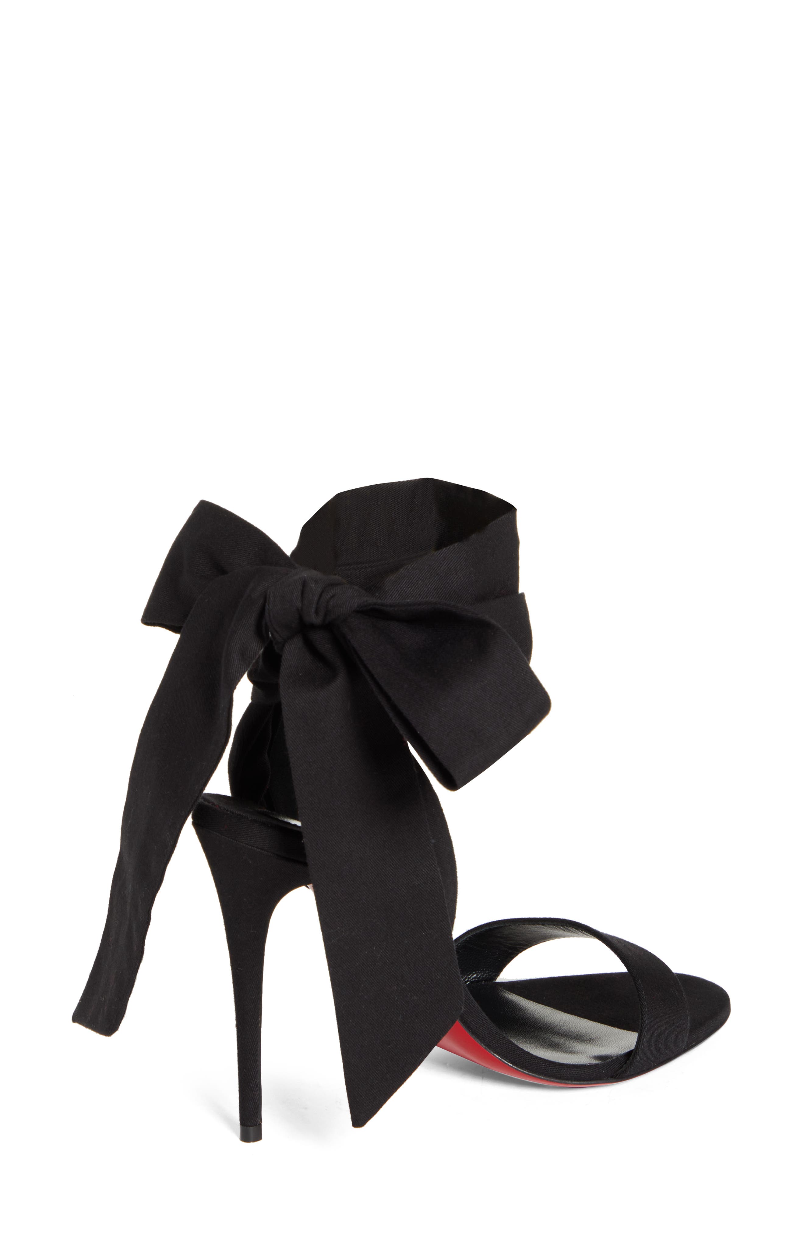 Christian Louboutin Sandale du Désert Ankle Tie Sandal, Alternate, color, 